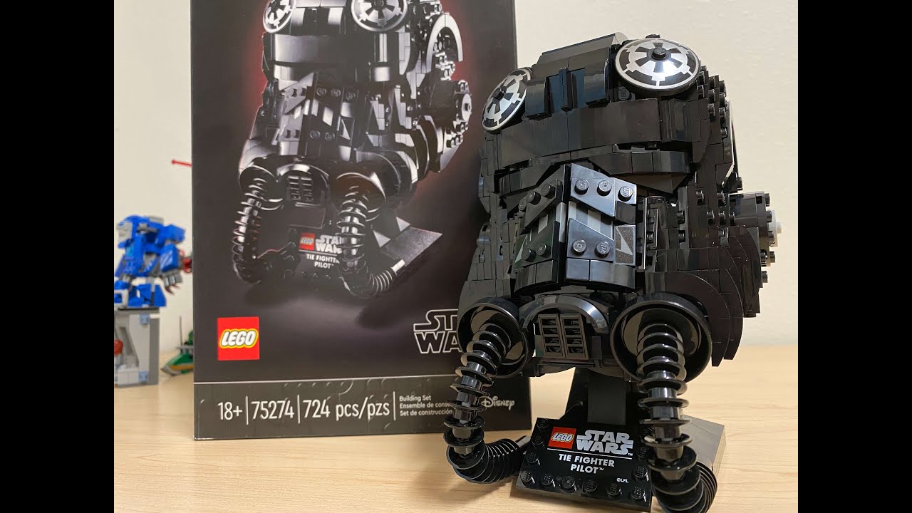 LEGO Star Wars TIE Fighter Pilot Helmet | 75274 | Speed Build 4K