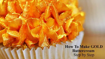 Can you make gold buttercream?