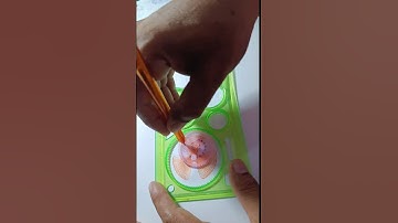 Easy spirograph Design Geometric #satisfying  #spirograph #art #drawing #trending #video #trend #diy