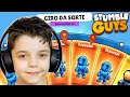 GIRO DA SORTE no STUMBLE GUYS CONSEGUI AS MELHORES SKINS - Piero Start Games