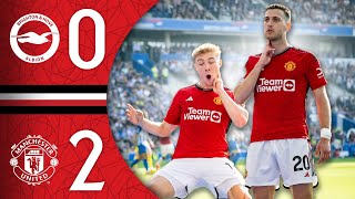 A Win Away On The Final Day 🤩 | Brighton 0-2 Man Utd | Highlights screenshot 5