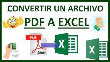 😜 CONVERTIR PDF a EXCEL GRATIS 😜