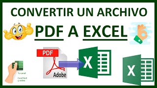 😜 CONVERT PDF to EXCEL FOR FREE 😜
