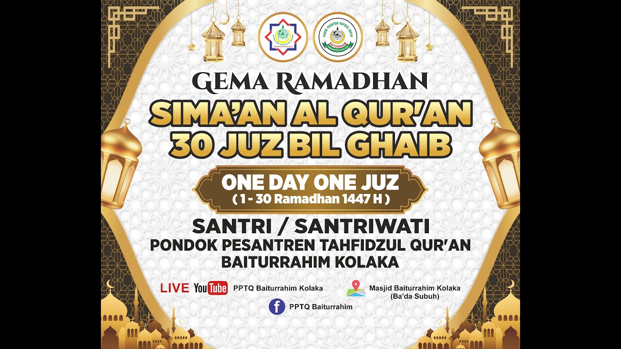 Live Sima'an Al Qur'an 30 Juz Bil Ghaib #Juz8 #OneDayOneJuz
