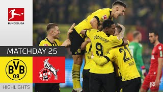 Reus with 150-Goal-Record! | Borussia Dortmund - 1. FC Köln 7-1 | Highlights | MD 25 – Bundesliga