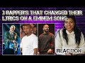 3 RAPPER&#39;S WHO CHANGED THEIR LYRICS ON A EMINEM SONG (REACTION)