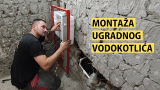 Kako se montira ugradni vodokotlić