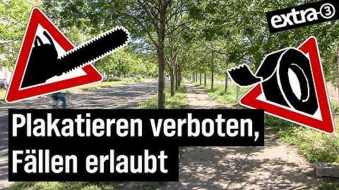 Realer Irrsinn: Illegaler Protest gegen Baumfällung in Pankow | extra 3 | NDR