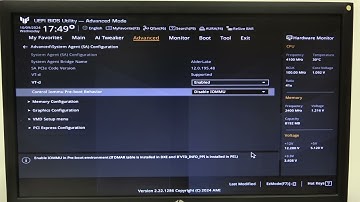 How to Enable or Disable VTD for ASUS TUF B760 Motherboard