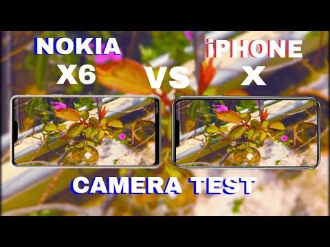 Nokia X6 VS iPhone X Camera Test