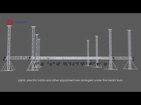 Video: Installasjon av truss-systemet - høydepunkter