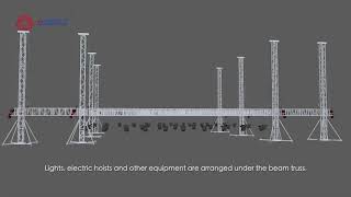 stage truss set up guide video screenshot 3