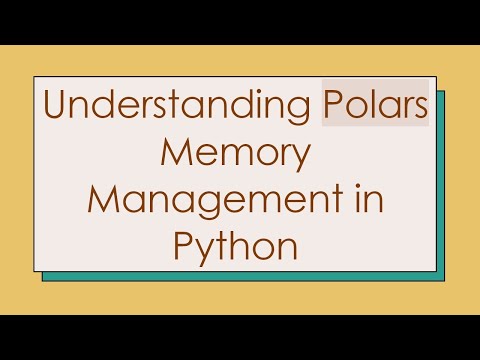 Understanding Polars Memory Management in Python