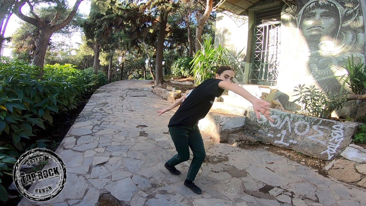 Bgirl Drop rock the floor - Top Rock Bunch -