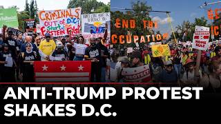 Anti-Trump Protest LIVE: Protesters Demand Justice at ‘Free DC’ Rally Over National Guard Deployment
