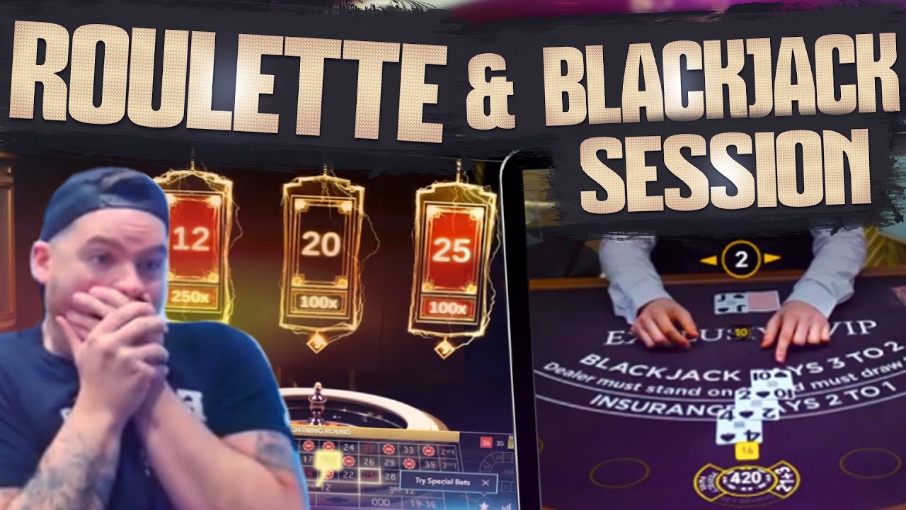 EPIC Blackjack And Lightning Roulette Session!! £40 To????
