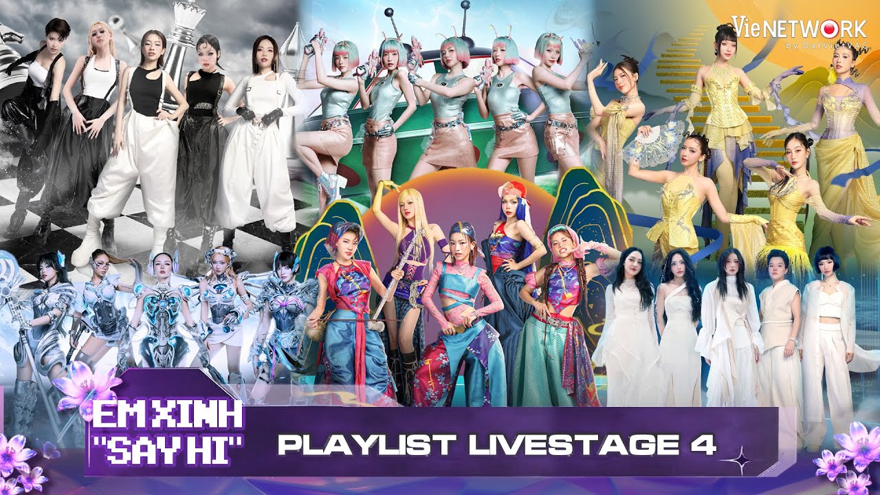 TOP 6 Tiết Mục Livestage 4 Em Xinh Say Hi - 20 Em Xinh đại chiến với 6 tiết mục dàn dựng công phu