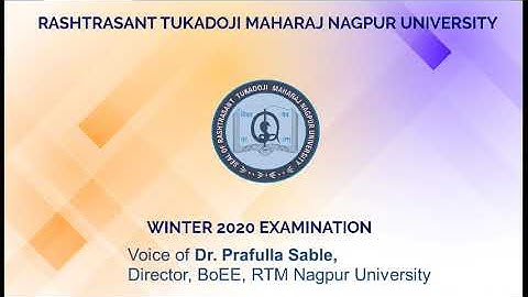 RTMNU Exam Online Examination Instructions Live Video | RTMNU Nagpur University Exam Updates 2021.