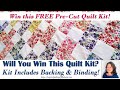 Win this free precut quilt kit  lea louise quilts tutorial