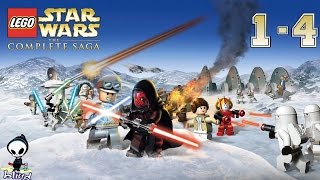 Lego Star Wars: The Complete Saga walkthrough 100% Part 1-4