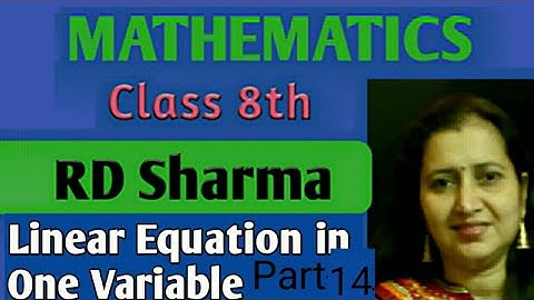 RD Sharma Solutions Mathematics Class 8 RD Sharma Linear Equation in One Variable Ch-9 Ex-9.4 Q25