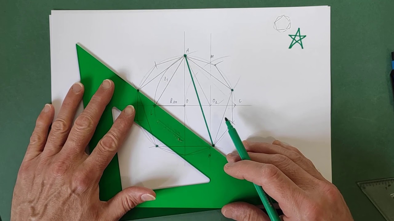 Star-shaped regular polygons