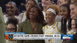 No. 3 Notre Dame Cruises Past Virginia 95-54