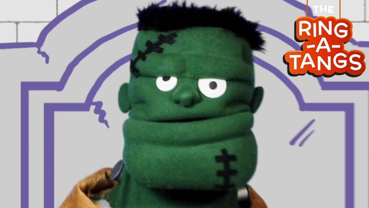Head Shoulders Knees and Toes - Frankenstein Version | Ring-a-Tangs | Puppets for Kids!
