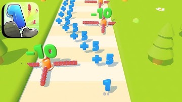 Number Run 3D Gameplay 1️⃣2️⃣3️⃣ All Levels 1-4