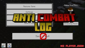 Anti Combat Log is back!! (1.20 Update) | Minecraft Anti Combat Log Addon/Plugin v1.1 Showcase