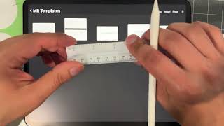 Scale Rulers in Procreate - for Landscape Architecture and Site Design. Custom Brushes #ipaddrawing screenshot 2