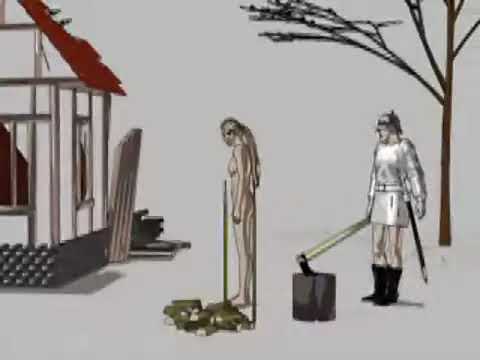 Atrocities  Of War Mother and Daughter Beheading Animation