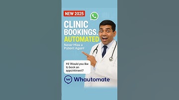 2025 Clinic Appointment Booking System on WhatsApp 🚀 | No App Needed | Automate Patient Scheduling