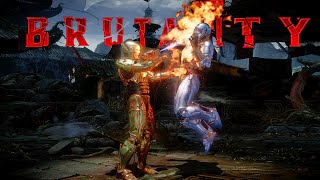 : MK11 All Robocop Brutalities, Fatalities, Friendship, Fatal Blow & Ending