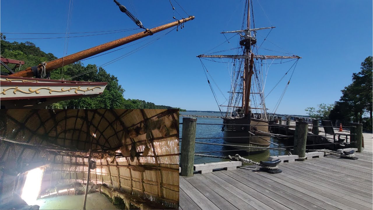 We found Pocahontas's Village in Jamestown VA