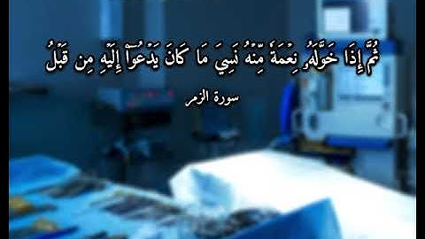 وإذا مس الإنسان ضر دعا ربه منيبًا إليه [سورة الزمر] #القرآن_الكريم #استغفر_الله