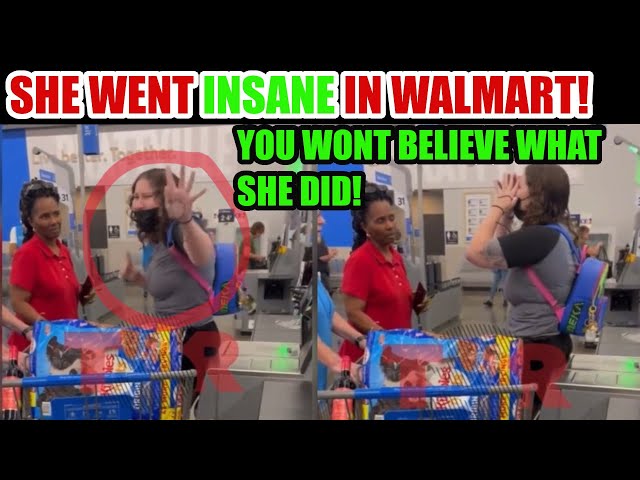 This Woman went INSANE in WALMART! REACTION!