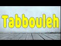 How To Pronounce Tabbouleh