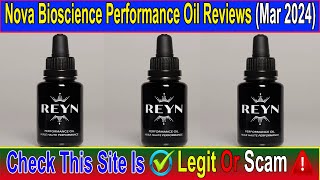 Nova Bioscience Performance Oil Reviews (Mar 2024) Watch Video & Know The Truth! Scam Advice