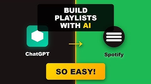 ChatGPT Built My Spotify Playlist - (Full Tutorial)