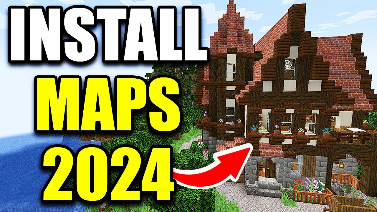 How to Download & Install Maps on Minecraft 2024 YouTube