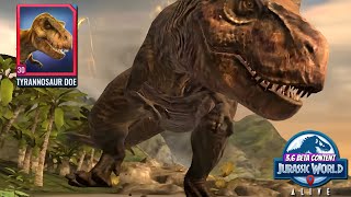 Legendary Nonhybrid TYRANNOSAUR DOE Lvl 30 FIRST LOOK! All New 3.6 Jurassic World Alive Update screenshot 5