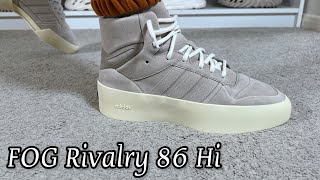 Adidas x FOG Rivalry 86 Hi Review& On foot