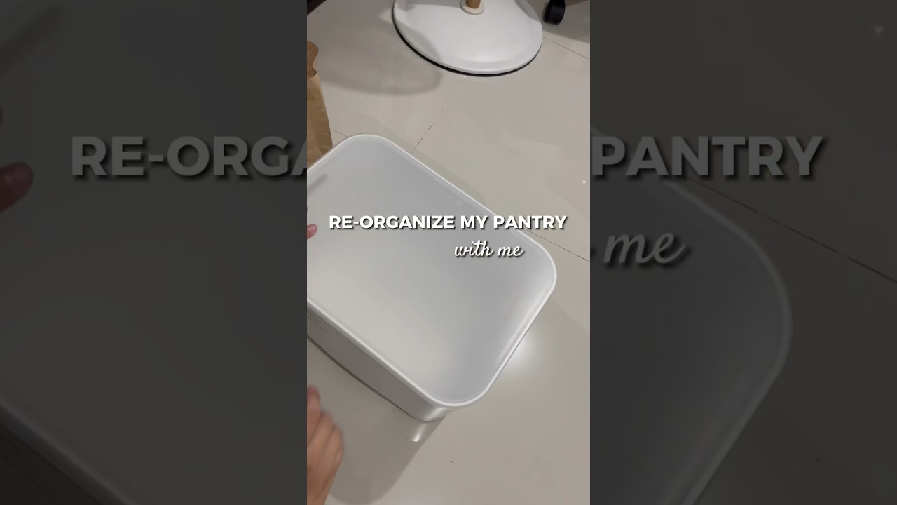 Re-organize my pantry with me! | WITH ME VLOGS 
