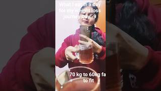 Day:-9done with discipline, not perfection 💪✨#WeightLossJourney#CalorieDeficit#HealthyLifestyle