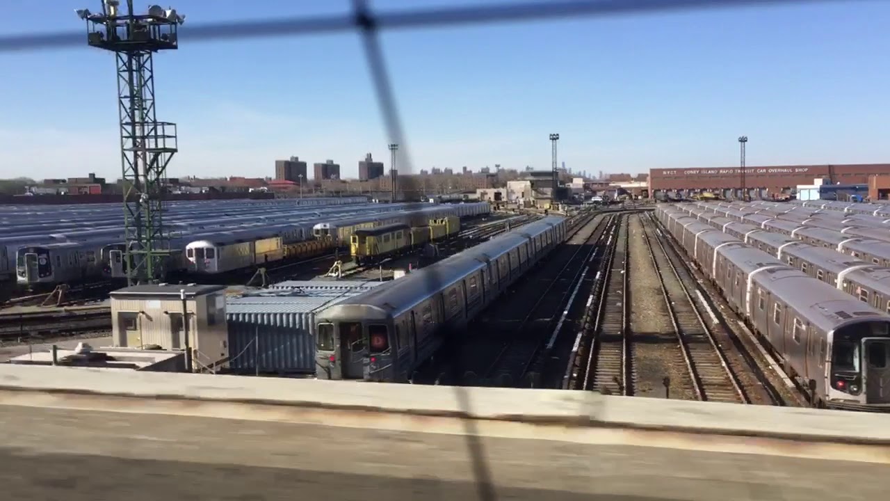 Bypassing Coney Island yard YouTube
