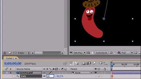 After Effects Tutorial   7   Animating Scale