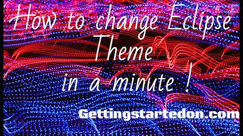 How to change Eclipse theme or Background color | Eclipse Dark Theme | Eclipse Dark Color