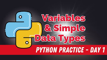 Python Practice Day 1 - Variables & Simple Data types | Beginner Python Excercises