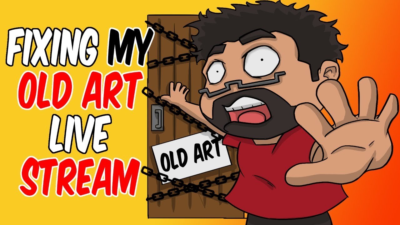 Fixing my old art #1 | Live stream - YouTube